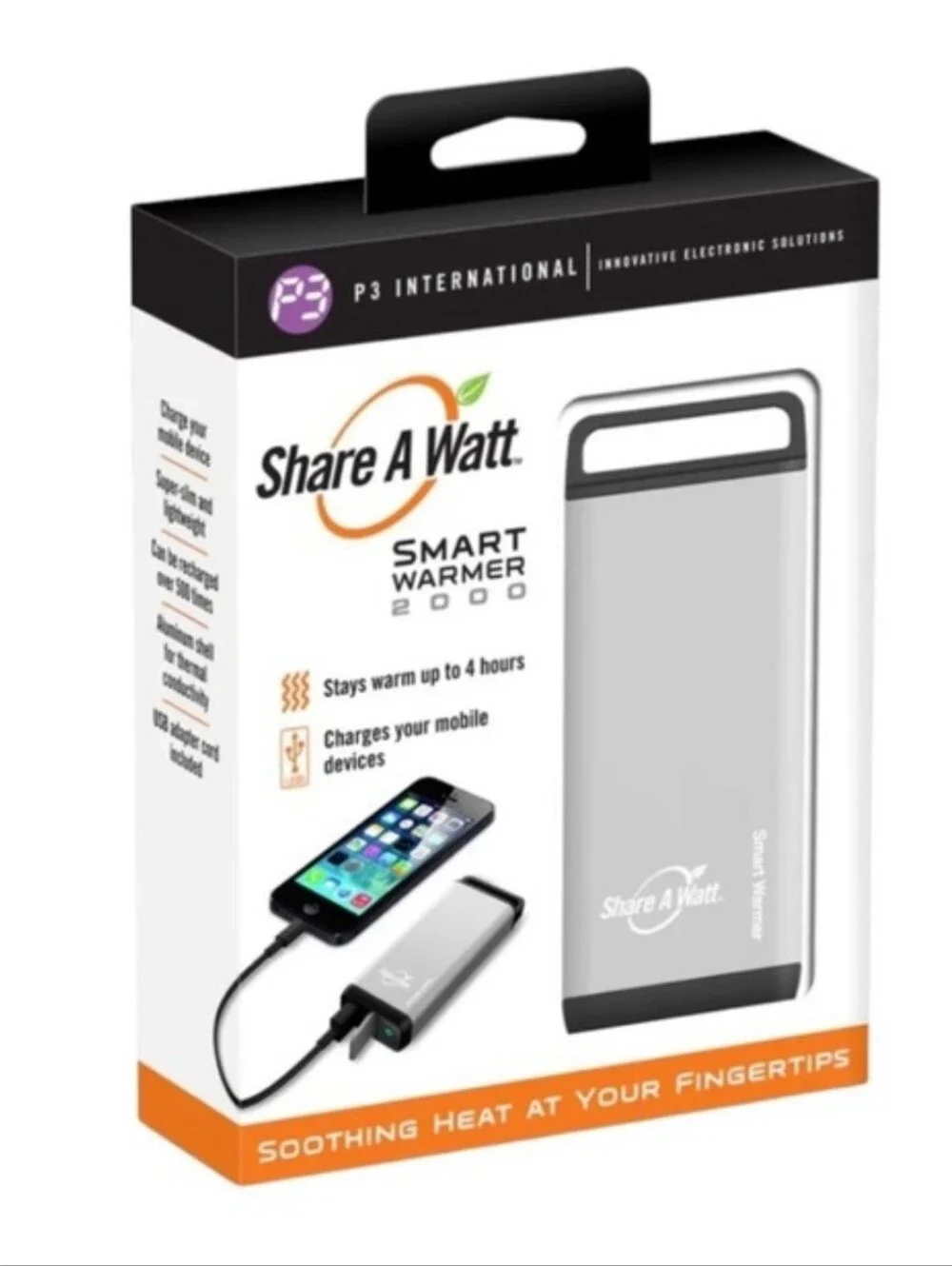 Share A Watt Smart Warmer 2000 in Silver - Bundle Of 2